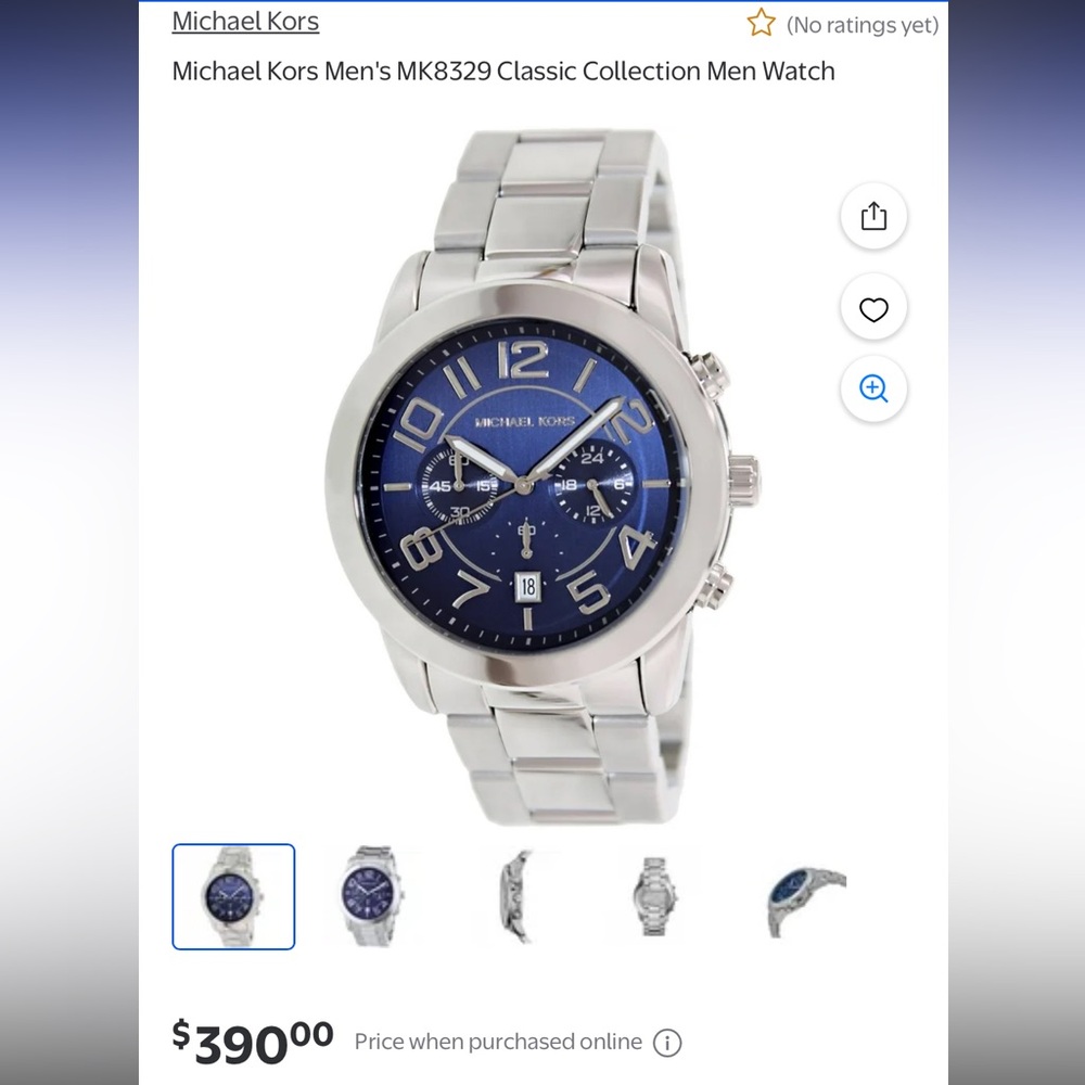 Michael Kors Men's MK8329 Classic Collection Men Watch - Picture 8 of 14